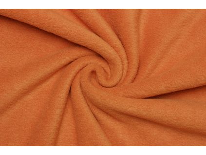 Polar fleece | Antipeeling - Oranžový