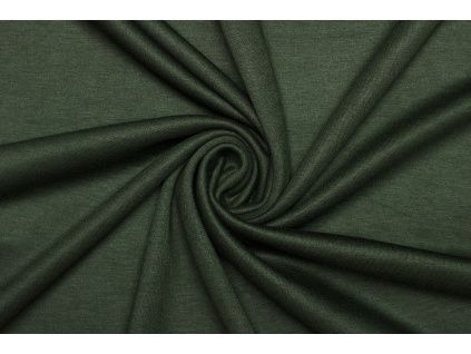 Úplet imitace modalu - Tmavě lahvově zelená