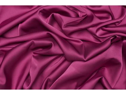 Saténové umělé hedvábí | Silky Armani - Fuchsiová růžová
