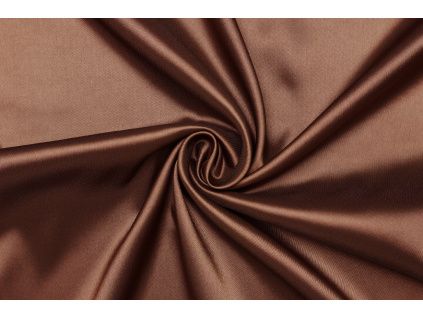 Podšívka polyester | viskóza elastická - Měděná hnědá