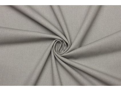 Bavlněná kostýmová látka - Šedá s jemným proužkem