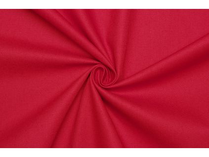 Bavlněný Kepr (Twill) - Červený