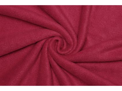 Polar fleece | Antipeeling - Purpurově červený