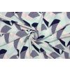 Šatová | halenková látka SuperSoft - Art abstraktní vzor